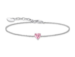 Thomas Sabo Armband mit pinkfarbenem Zirkonia Herz Thomas Sabo Armband mit pinkfarbenem Zirkonia Herz